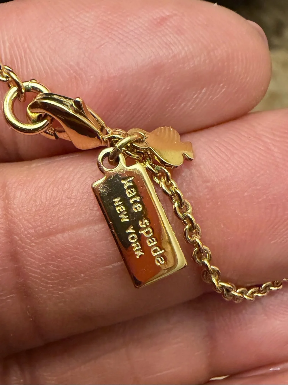๐ NWOT Kate Spade "Take a Bow" Long Station Necklace - Picture 5 of 6